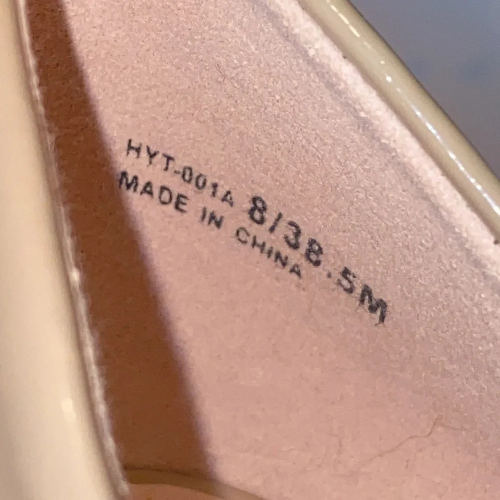 Nude Peep Toe Pumps Sz 8 by Chinese Laundry New in Box - Picture 10 of 11